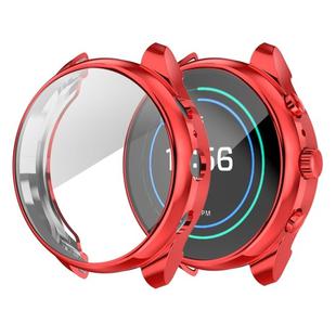 Suitable for Fossil Watch FTW 6022 Female 41mm Electroplated Full-shell TPU Anti-fall Protective Sleeve(Red)