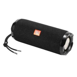 T&G TG191 10W Waterproof Bluetooth Speaker Stereo Double Diaphragm Subwoofer Portable Audio FM Radio(Black)