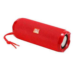 T&G TG191 10W Waterproof Bluetooth Speaker Stereo Double Diaphragm Subwoofer Portable Audio FM Radio(Red)