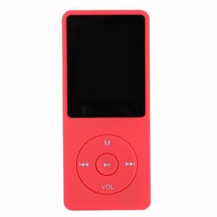 Fashion Portable LCD Screen FM Radio Video Games Movie MP3 MP4 Player Mini Walkman, Memory Capacity:4GB(Red)