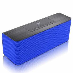 NBY 5540 Bluetooth Speaker Portable Wireless Speaker High-definition Dual Speakers with Mic TF Card Loudspeakers MP3 Player(Blue)