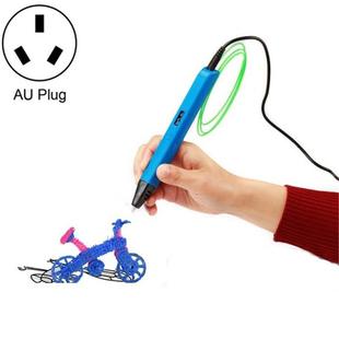RP800A Childrens Educational Toys 3D Printing Pen, Plug Type:AU Plug(Blue)