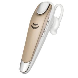 SP-006 Business Handsfree Wireless Bluetooth Earphone with Microphone for iPhone Samsung(Gold)
