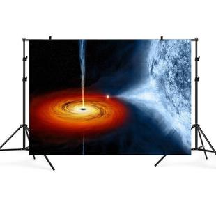 2.1m x 1.5m Black Hole Starry Sky Theme Party Children's Studio Photography Background Cloth(TK14)