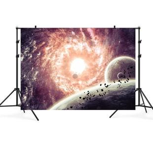 2.1m x 1.5m Black Hole Starry Sky Theme Party Children's Studio Photography Background Cloth(TK17)