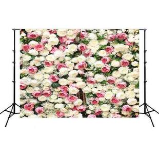 2.1m x 1.5m Flower Wall Simulation Rose Wedding Party Arrangement 3D Photography Background Cloth(H4)