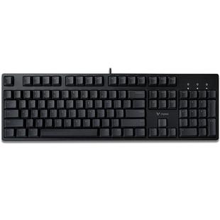 Rapoo V860 Desktop Wired Gaming Mechanical Keyboard, Specifications:104 Keys(Black Shaft)