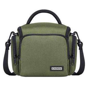 CADEN D11 Waterproof Micro SLR Camera Bag Shoulder Digital Photography Camera Backpack(Army Green)