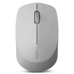 Rapoo M100G 2.4GHz 1300 DPI 3 Buttons Office Mute Home Small Portable Wireless Bluetooth Mouse(Light Gray)