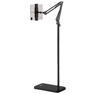 Live Folding Multifunctional Floor Stand For 4-13 Inch Cell Phone/Tablet/Switch, Size: 1.6m Retractable(Black)