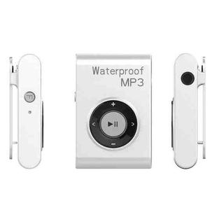 C26 IPX8 Waterproof Swimming Diving Sports MP3 Music Player with Clip & Earphone, Support FM, Memory:8GB(White)