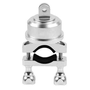 Aluminum Alloy 360 Degree Rotating Base Bike Camera Mount for Action Camera(Silver)