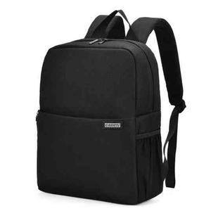 CADeN L4 Double-layer Casual Computer Backpack Multi-function Digital Camera Bag (Black)