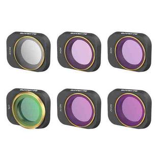 6 PCS / Set MCUV+CPL+ND4+ND8+ND16+ND32 Sunnylife MM3-FI411 For Mini 3 Pro Adjustable Filter