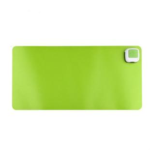 220V Electric Hot Plate Writing Desk Warm Table Mat Blanket Office Mouse Heating Warm Computer Hand Warmer Desktop Heating Plate, Color:Green Small Size, CN Plug