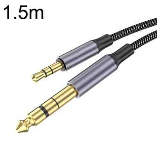 1.5m Gold Plated 3.5mm Jack To 6.35mm Male Stereo Audio Cable