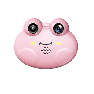 Frog Mini Children Digital HD Camera Single Lens SLR Toy Camera(Pink)