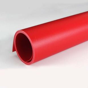 70x140cm Shooting Background Board PVC Matte Board Photography Background Cloth Solid Color Shooting Props(Red)