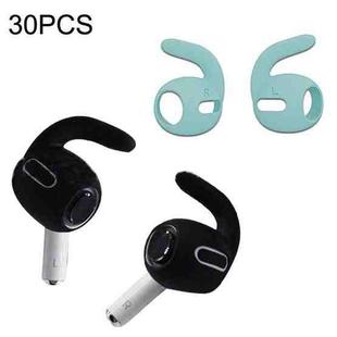 30PCS Ultra-thin Earphone Ear Caps For Apple Airpods Pro(Green)