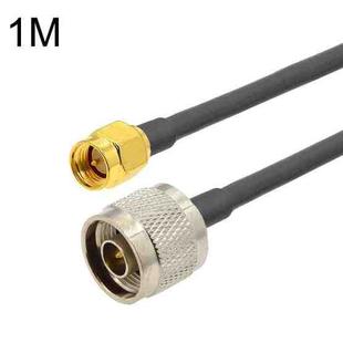 SMA Male to N Male RG58 Coaxial Adapter Cable, Cable Length:1m