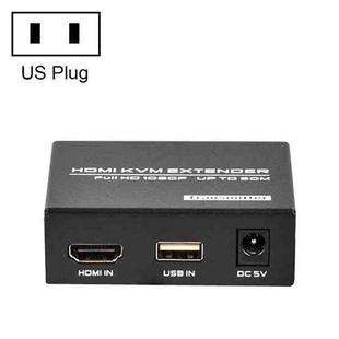 FJGEAR FJ-HKV50 HDMI+USB To KVM 1080P IP 50M Extender, Plug Type:US Plug