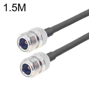 N Female To N Female RG58 Coaxial Adapter Cable, Cable Length:1.5m