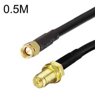 SMA Male To RP-SMA Female RG58 Coaxial Adapter Cable, Cable Length:0.5m