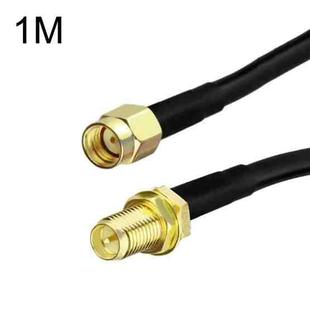 RP-SMA Male To RP-SMA Female RG58 Coaxial Adapter Cable, Cable Length:1m