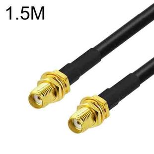 SMA Female To SMA Female RG58 Coaxial Adapter Cable, Cable Length:1.5m