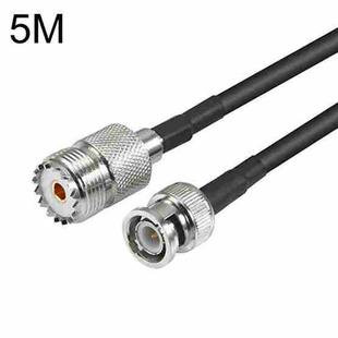 BNC Male To UHF Female RG58 Coaxial Adapter Cable, Cable Length:5m
