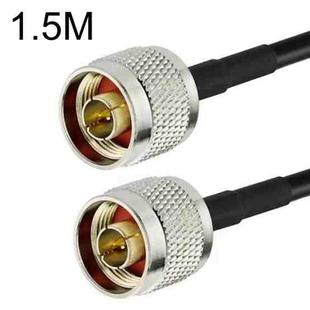 N Male To N Male RG58 Coaxial Adapter Cable, Cable Length:1.5m