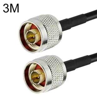 N Male To N Male RG58 Coaxial Adapter Cable, Cable Length:3m