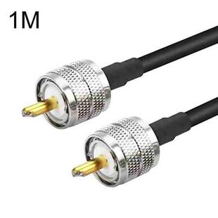 UHF Male To UHF Male RG58 Coaxial Adapter Cable, Cable Length:1m