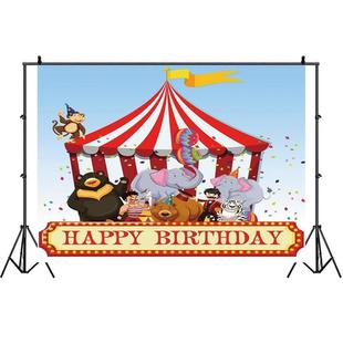 Birthday Party Game Hanging Cloth Photo Circus Background Cloth Photography Studio Props, Size:1.2m x 0.8m(NWH04919)