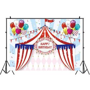 Birthday Party Game Hanging Cloth Photo Circus Background Cloth Photography Studio Props, Size:1.2m x 0.8m(NWH03313)