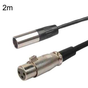 Xlrmini Caron Female To Mini Male Balancing Cable For 48V Sound Card Microphone Audio Cable, Length:2m