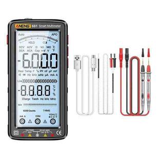 ANENG 681 LCD Digital Display Screen Smart Automatic Range Rechargeable Multimeter(Black)