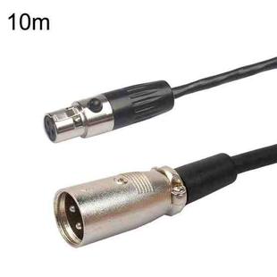 Xlrmini Caron Male To Mini Female Balancing Cable For 48V Sound Card Microphone Audio Cable, Length:10m