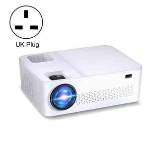 A65Pro 1920x1080P Voice Remote Control Projector Support Same-Screen With RJ45 Port, UK Plug(White)