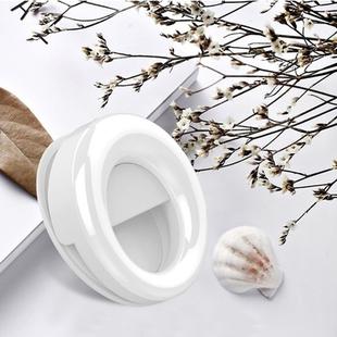 RK49 Mobile Phone LED External Fill Light Live Beauty Selfie Lamp(White)
