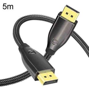 5m 1.4 Version DP Cable Gold-Plated Interface 8K High-Definition Display Computer Cable(Black)