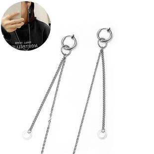 3 PCS E2640 For AirPods Wireless Bluetooth Headset Anti-lost Integrated One-piece Chain Earrings(Ear Clip)