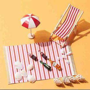 Ordinary Beach Series Photography Props Decoration Still Life Jewelry Food Set Shot Photo Props(Red)