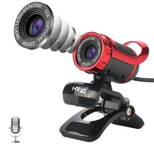 HXSJ A859 480P Computer Network Course Camera Video USB Camera Built-in Sound-absorbing Microphone(No Camera Function  Red)