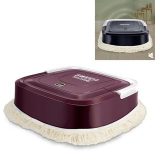 Household Rechargeable Wet and Dry Automatic Cleaning Sweeping Robot(Purple)