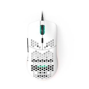 Ajazz 7 Buttons Lightweight Hole Gaming Mouse, Cable Length: 1.7m, Chip:3338(White)