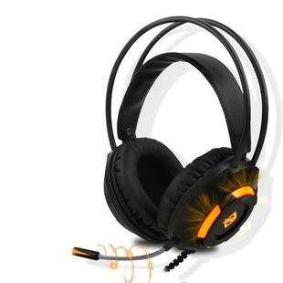 Ajazz AX120 7.1-channel Computer Head-mounted Gaming Headset Listening and Distinguishing Position Super Bass with Microphone(Black)