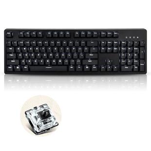 Ajazz AK535 104-Key Cherry Mechanical Keyboard Wired Office Backlit Gaming Keyboard, Cable Length: 1.8m(Black Shaft)
