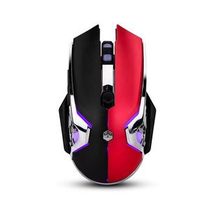 Ajazz Aj120 3000 DPI 6 Buttons Notebook Gaming Dedicated Desktop Silent Wired Mouse, Cable Length: 1.6m(Red Black)