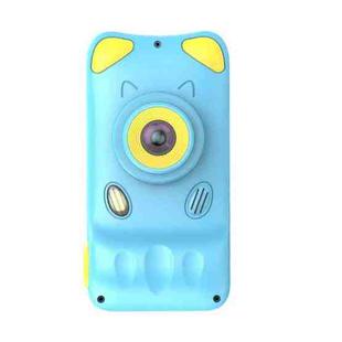 A200L 4.39 inch Cute Cartoon Style High-definition Camera Toy Front and Rear Dual-lens Camera Children Digital Camera(Blue)